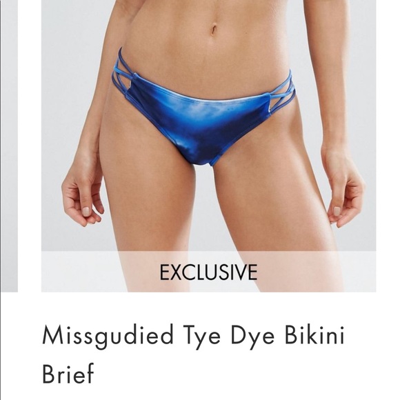 Misguided Tye Dye Bikini Brief - Picture 1 of 2